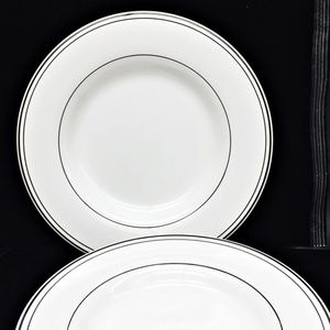 2 Pottery Barn BISTRO Dinner Plate Charger 12.25"